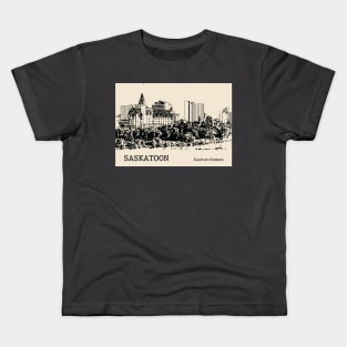 Saskatoon Saskatchewan Kids T-Shirt